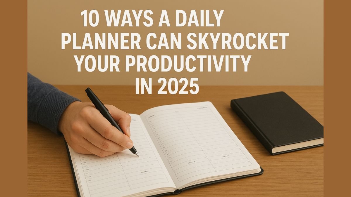 10 Ways a Daily Planner Can Skyrocket Your Productivity in 2025