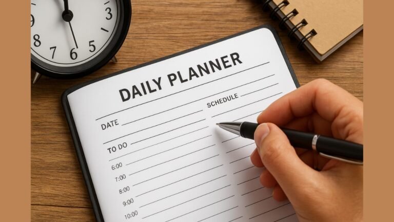 How a Daily Planner Can Help You Master Time Management