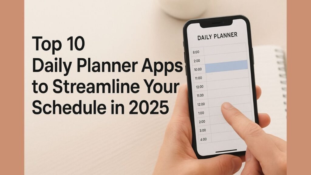 Top 10 Daily Planner Apps to Streamline Your Schedule in 2025
