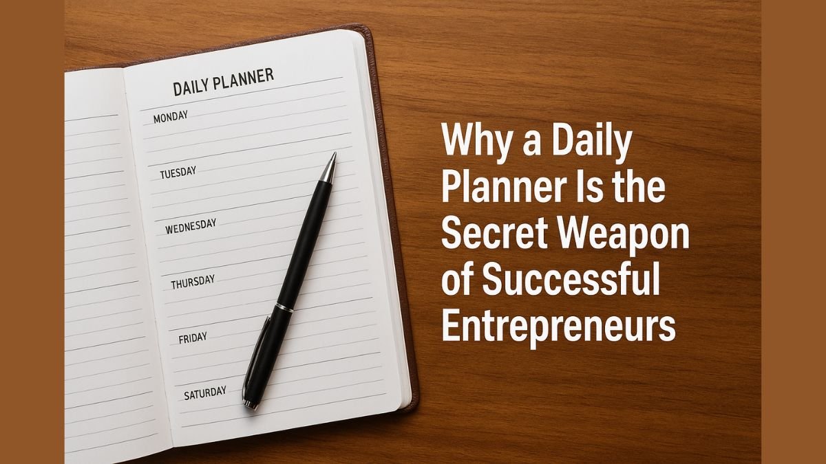 Why a Daily Planner Is the Secret Weapon of Successful Entrepreneurs