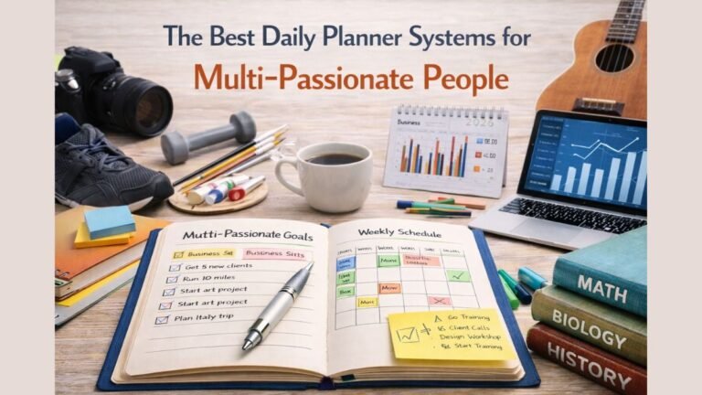 The Best Daily Planner Systems for Multi-Passionate People