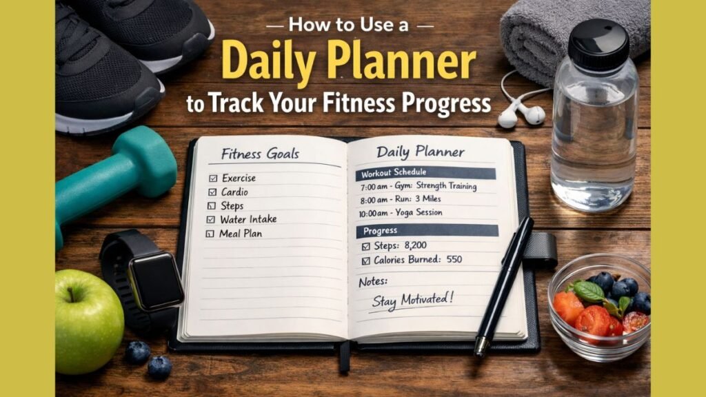 How to Use a Daily Planner to Track Your Fitness Progress