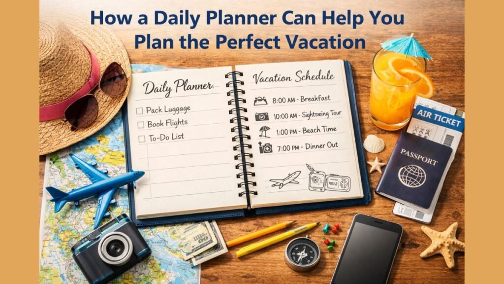How a Daily Planner Can Help You Plan the Perfect Vacation
