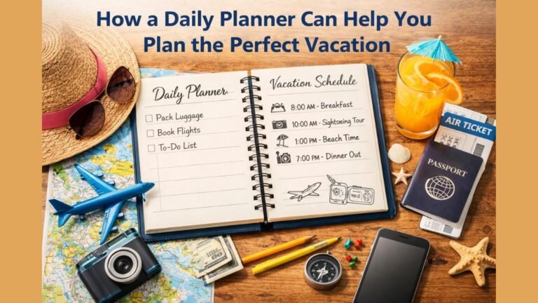 How a Daily Planner Can Help You Plan the Perfect Vacation